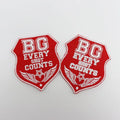 Custom Embroidered Patches with Logo Sew-On Badges for Clothing Brand Design Fabric Material