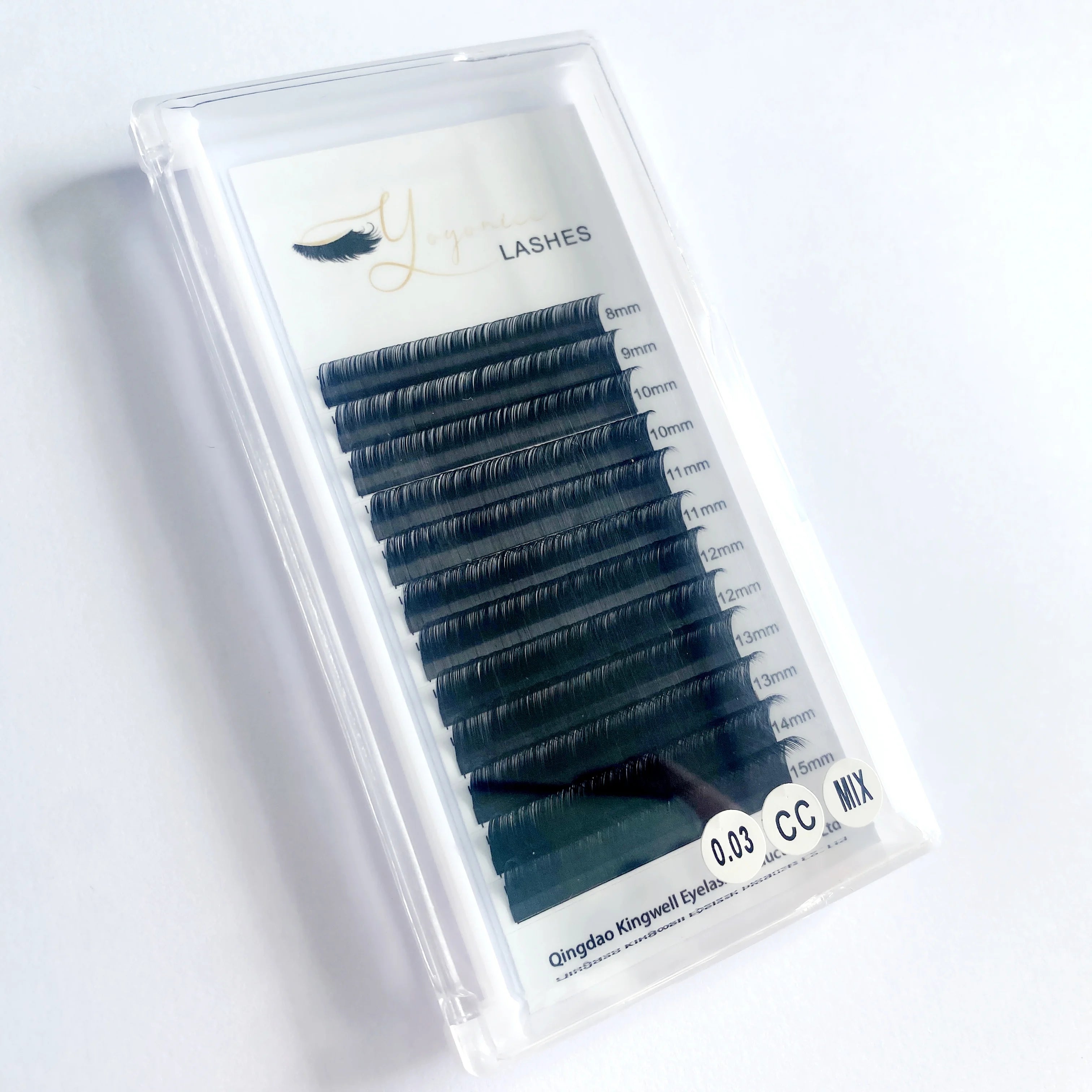 Lash Trays Eyelash Extensions Wholesale Classic C D CC Curl Cashmere Hybrid Volume Mega Black Hand Made Individual Eyelashes