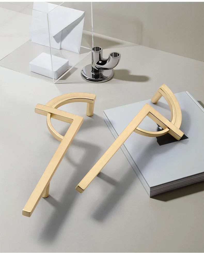 JAYA  New High-end Cabinet Door  Nordic Light Luxury Pair Bathroom Cabinet Handle Kitchen  Shoe Cabinet Handle