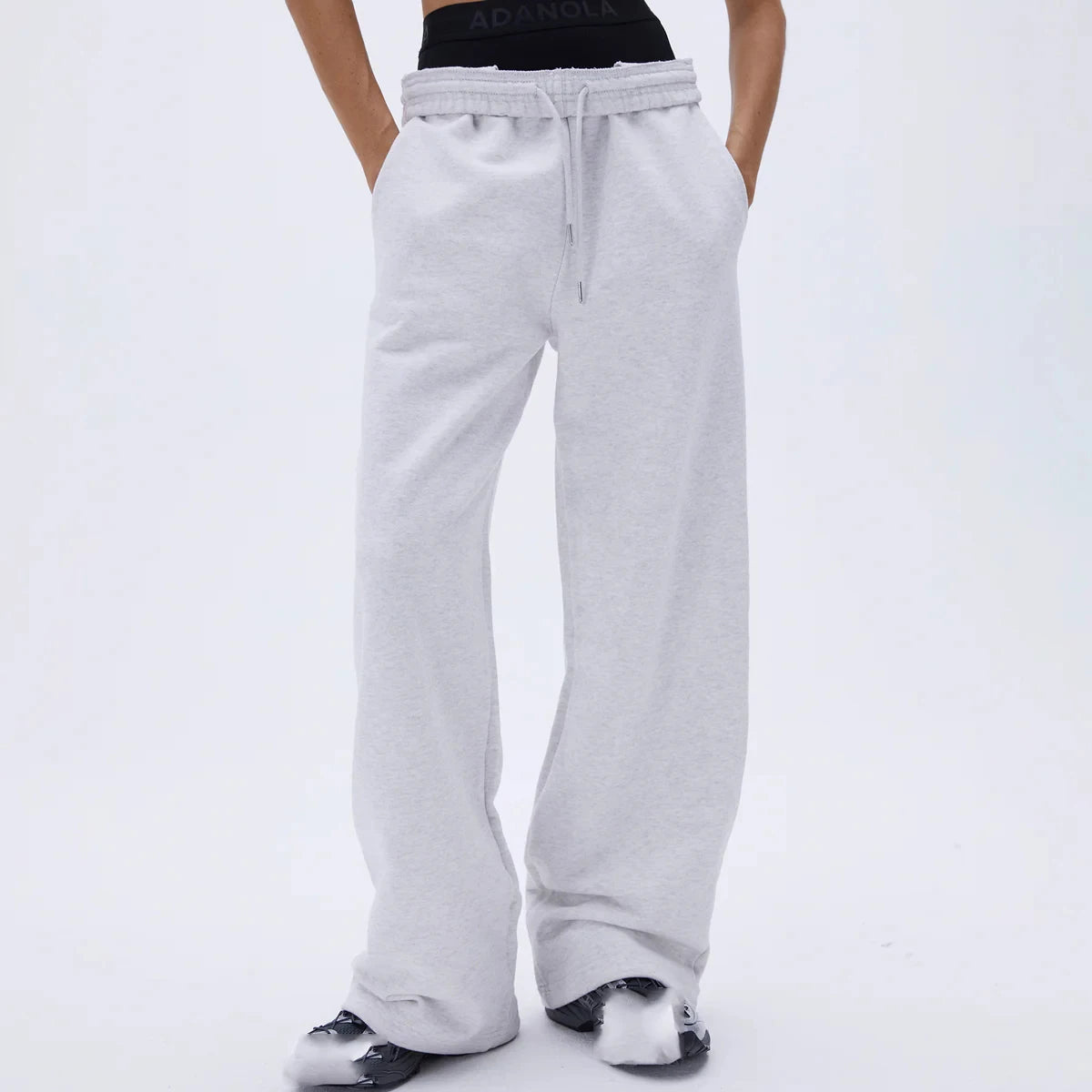 Wholesale New Arrival Women Falred Sweatpants Jogger Pants 100% Cotton Breathable Soft Casual Workout Fitness Women Jogger