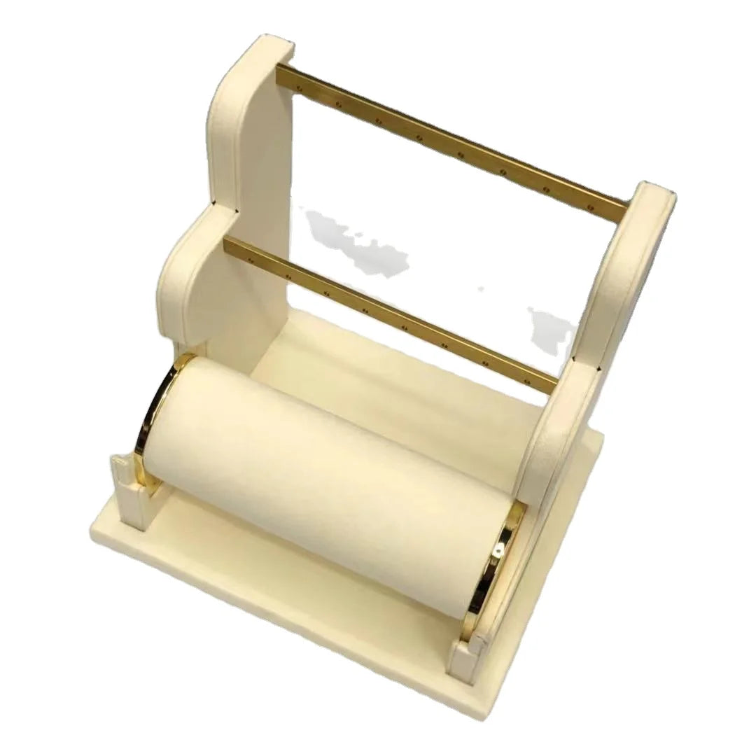 2 in 1 Detachable High End Metal Earrings Jewelry Display Rack Bracelet showcase Display Stand for Jewelry Live