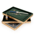 Factory Outlet Jewelry Set Jewelry Props PU Ring Tray Necklace Display TrayJewelry Metal Display Prop Tray