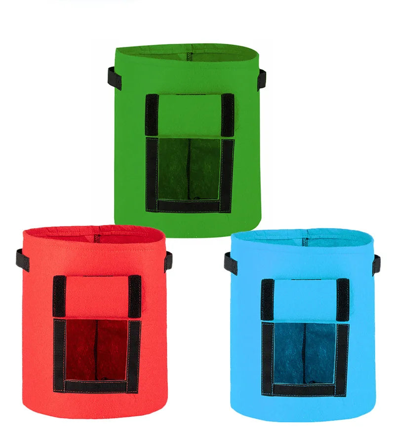 Gallon Bag Easy to Harvest Planter Pot Garden Planting for Potato and Other Vegetables Breathable Nonwoven Fabric Grow Bags