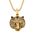 Fashion Men's Necklace Jewelry Chunky Stylish Silver Pendant Stainless Steel Necklace for Man