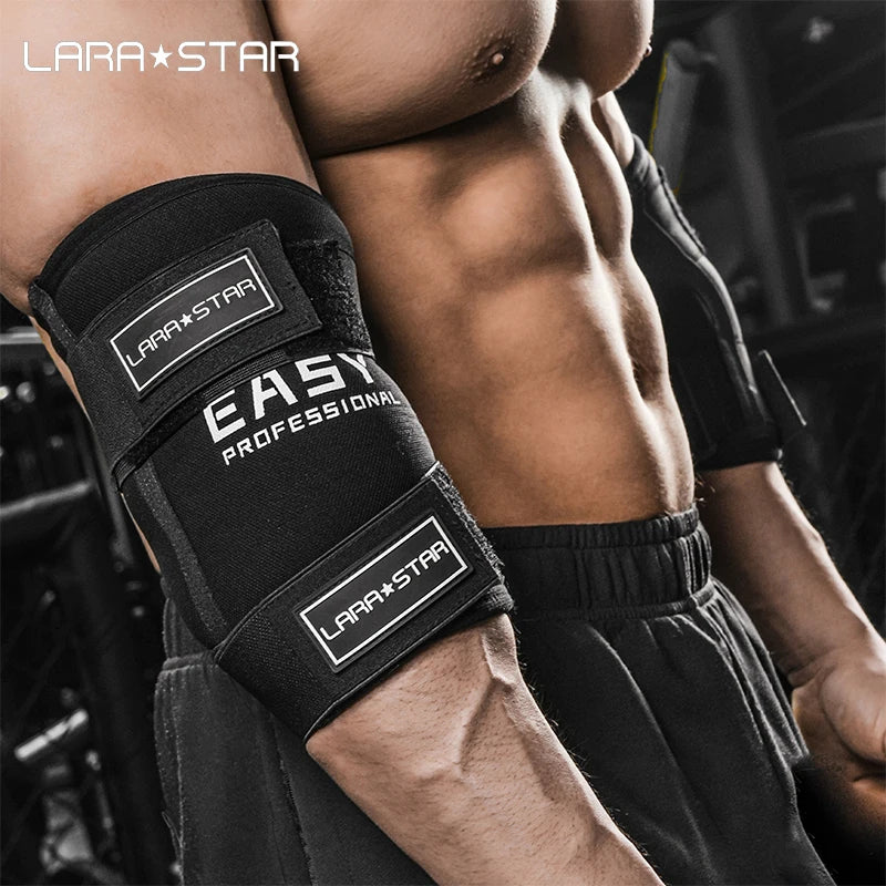 LS0529 RTS 7mm Elbow Sleeves Powerlifting Compression Elbow Support Elastic Elbow Sleeves Weightlifting Deadlift