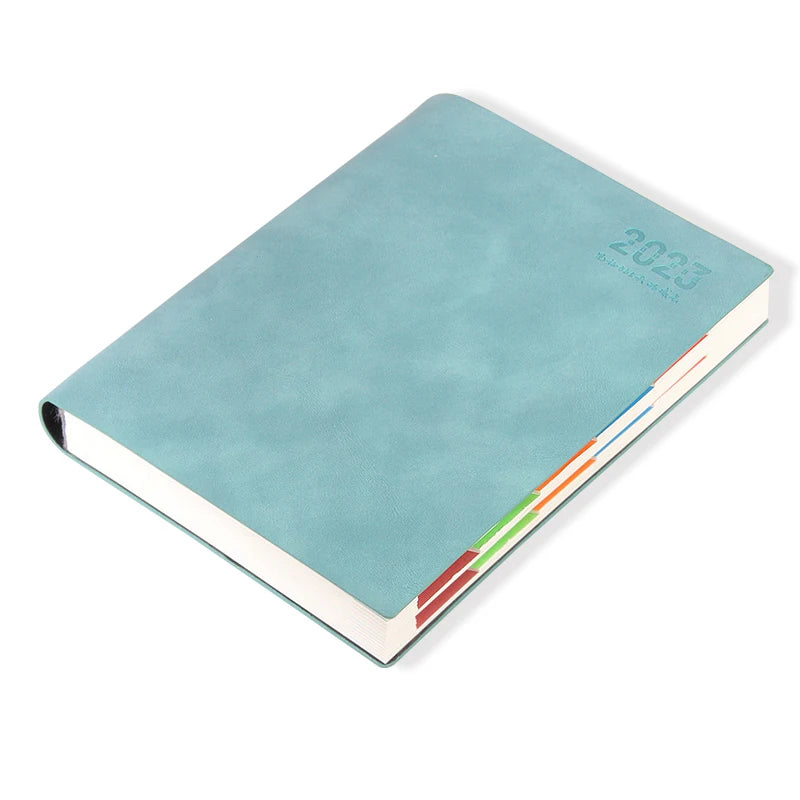 Customized Printing PU Leather Business Meeting Record Notebook