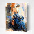 YUANLIN ARTS Portrait Painting by Numbers Mystery Woman Girl Custom Design 40*50cm DIY Fun Drawing With Frame Children Man