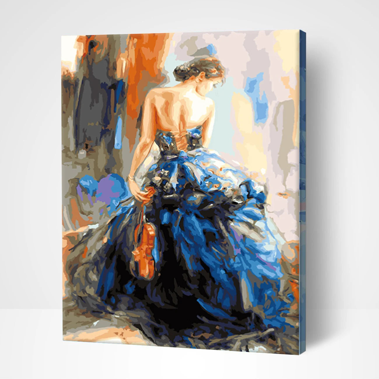 YUANLIN ARTS Portrait Painting by Numbers Mystery Woman Girl Custom Design 40*50cm DIY Fun Drawing With Frame Children Man