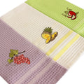 French Vintage Kitchen Hand Towel Waffle Cotton Design Reusable New Home Towel Sets Woven Techniques