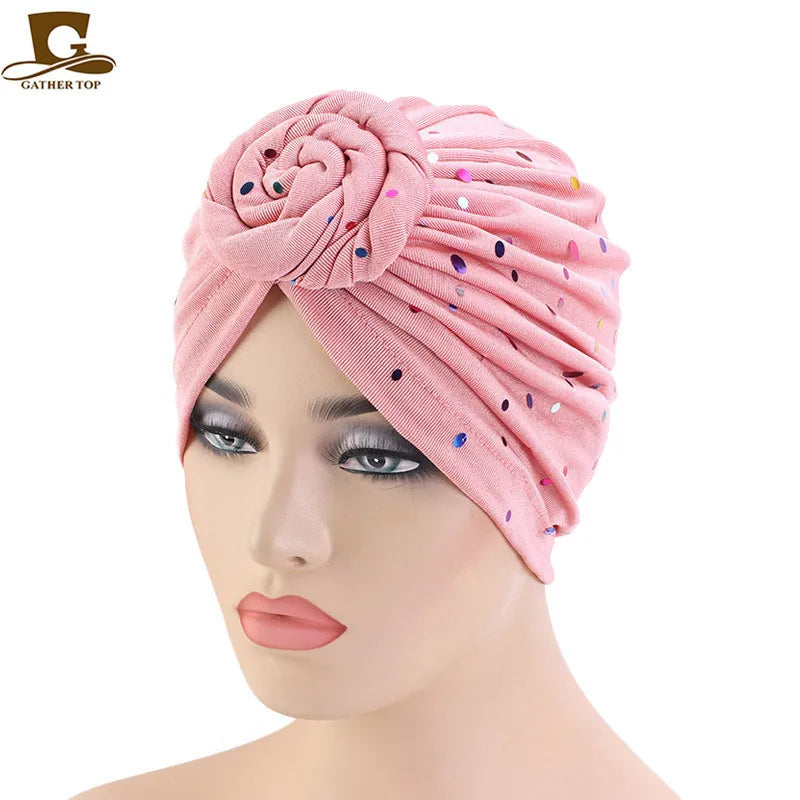 Knotted India Turban Hat Ladies Chemo Caps Turban  Fashion Girls Head Wear Hair Accessories Women