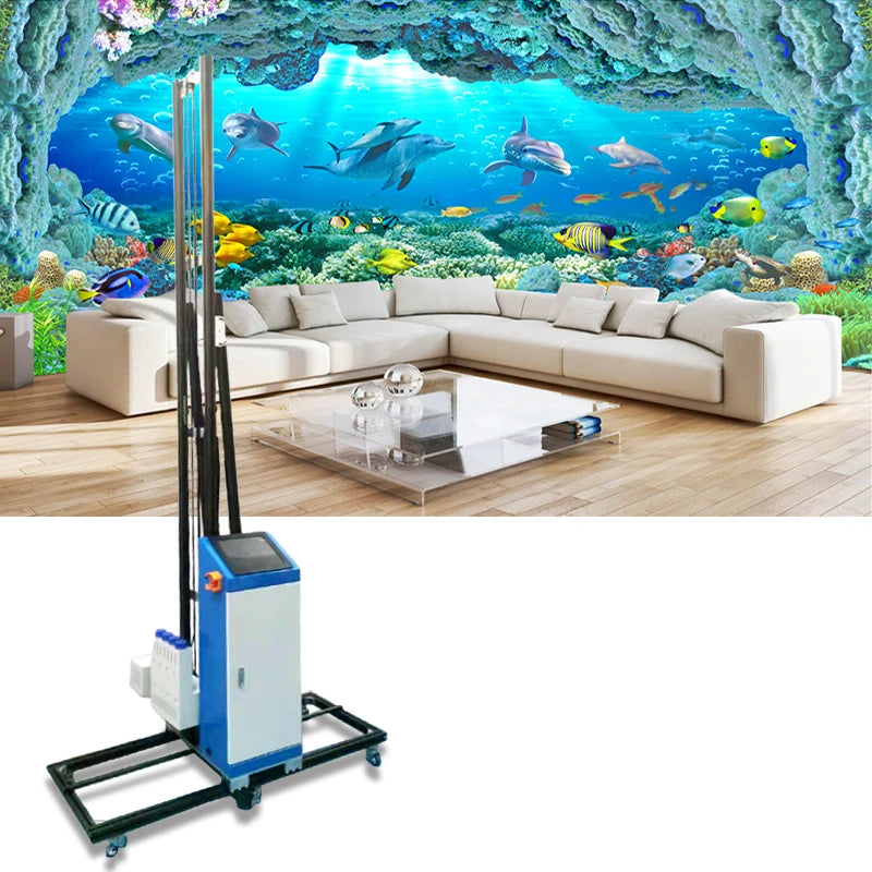 New 3D Wall Printing Picture Fast Dry Vertical Machine for Ceramic Paper Metal Glass Wood Wall Decor Wall Machine With Hot Sale