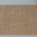 Hot Sale Classic Style Eco-Friendly PVC Dining Table Mat Free Sample 45x30cm 1mm Thick Home Restaurant Hotel Use Brown Hailan