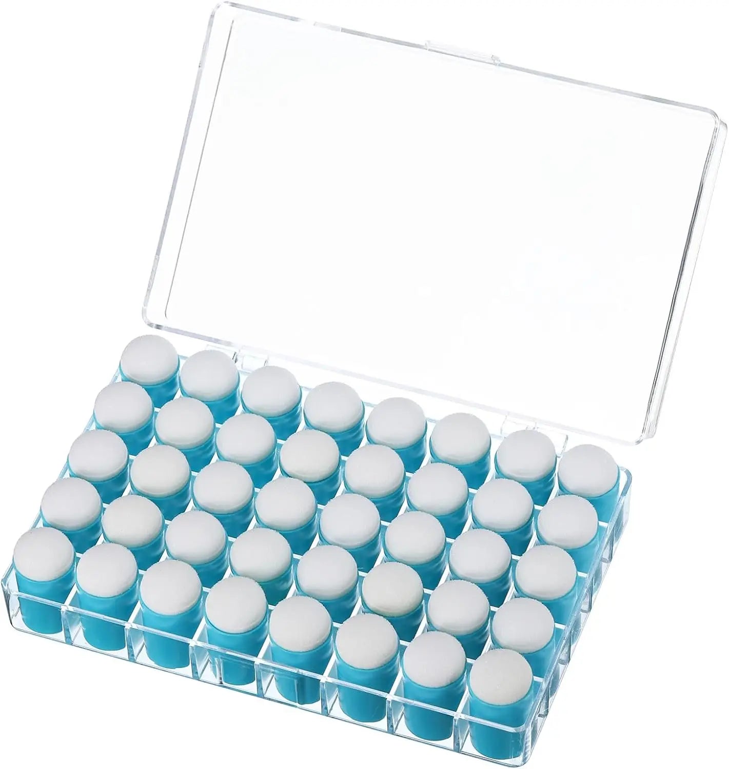 40 Pcs Assorted Colors Finger Sponge Daubers Set for Kids & Adults DIY Painting Card Making Chalk Drawing & Ink Blending Tool