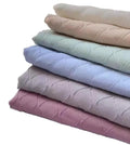 New Ladies' Fashion Muslim Chiffon Hijab Scarf Pure Color With Ripple Pattern Spring Summer Autumn Silk Shawl Customizable Logo