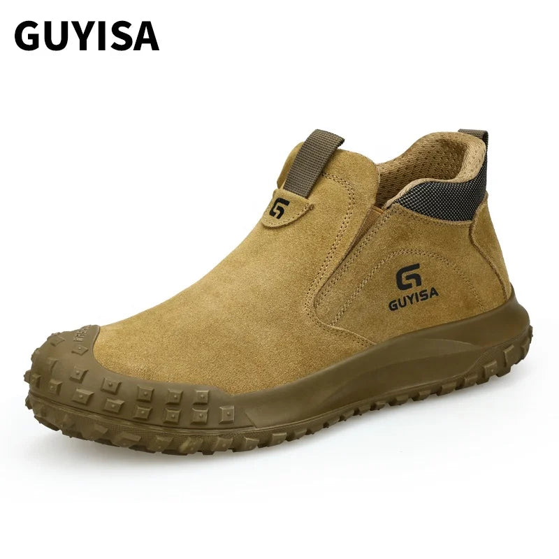 For GUYISA Customizable Steel Toe Safety Boots for Welders for Winter Summer Autumn Use in Factories