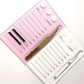 Wholesale Cute Butterfly Display Board Portable Acrylic Magnetic Mascara Plate for Eyelash Extension Tools