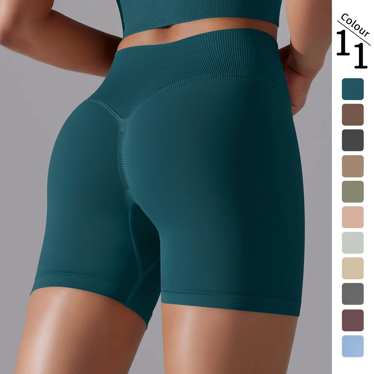 Cation Custom Logo Women Gym Shorts Fitness Yoga Workout Sports Workout Seamless Leggings Shorts Clothing