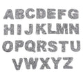 Hot Sale DIY Dress Accessory Iron on Backing Heat Pressed Bling Beaded clear Crystal Rhinestone Letter Alphabet Patches for Bag