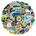 50pcs Colorful Ctue Cartoons Graffiti Stickers Packs for Motorcycle Suitcase Guitar Notebook Wholesale Pvc