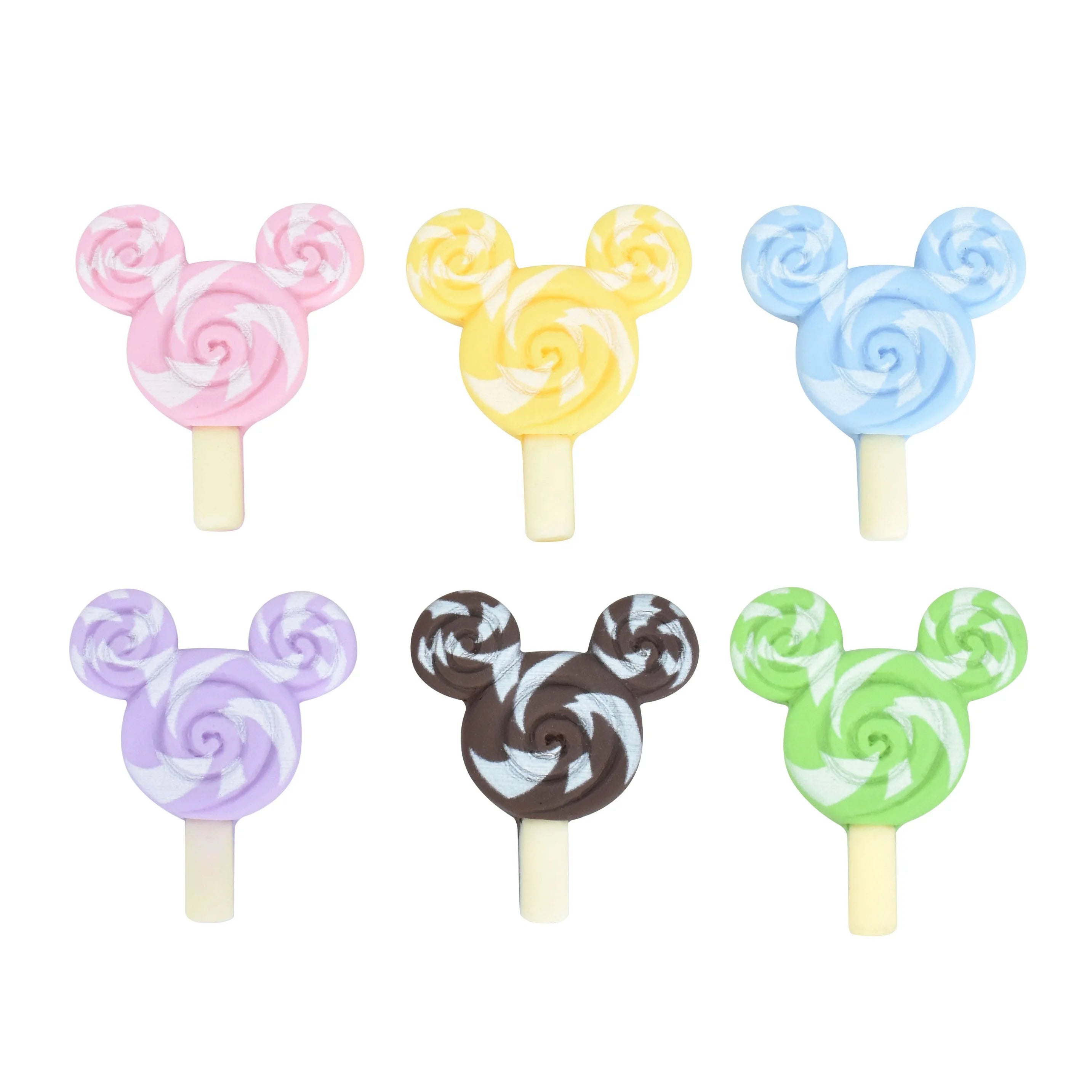 Colorful Cartoon Lollipop Flatback Cabochon Candy Resin Cabochons Ornament for DIY Hair Clip Accessories