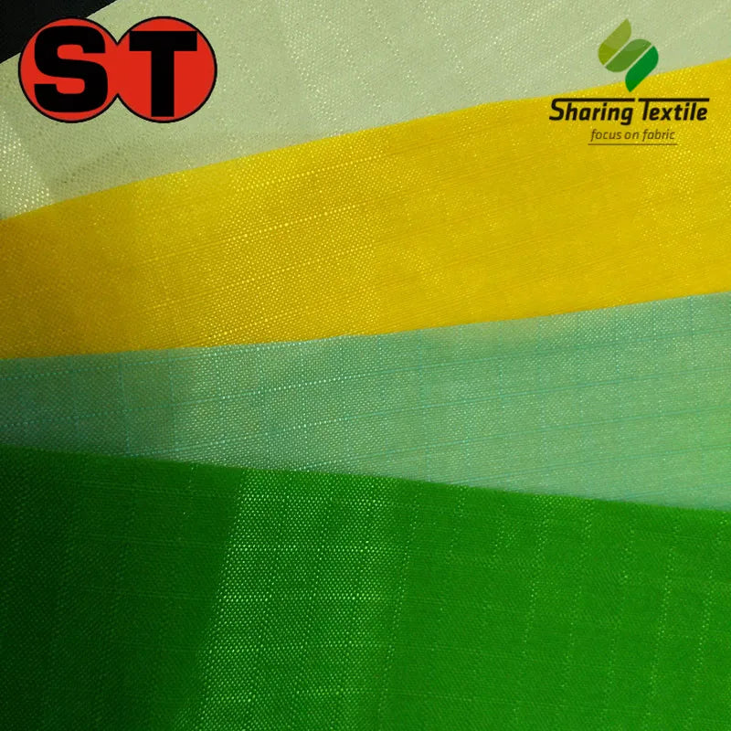 45GSM Breathable Woven Taffeta Parachute and Paragliding Fabric 30D/40D/70D N66 Nylon Ripstop Silicone Coating
