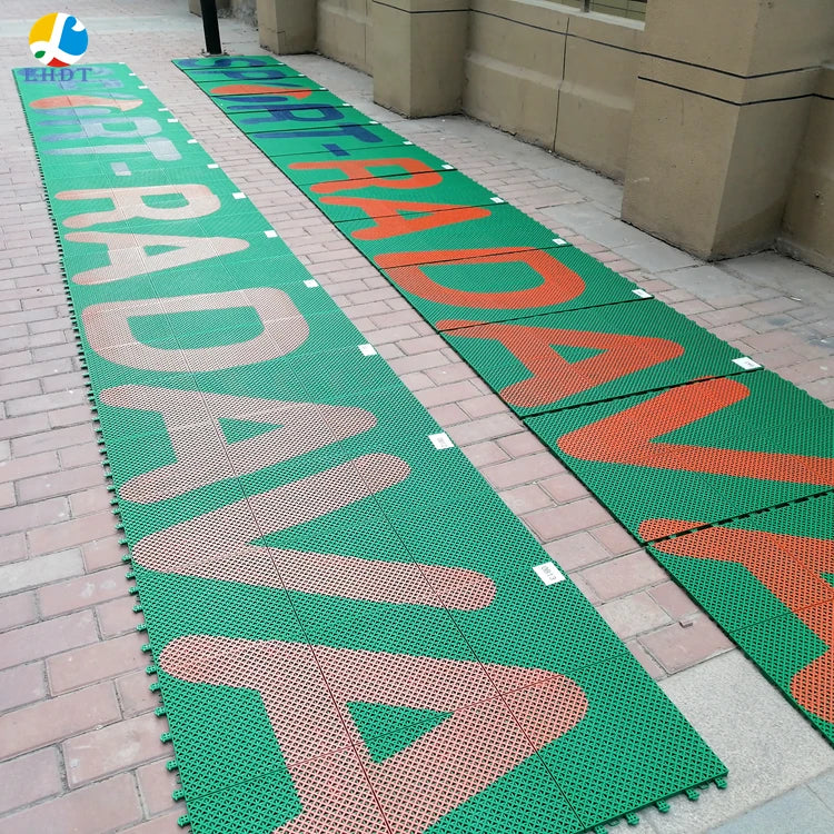 Eco-friendly Interlocking Kids Playground Flooring pp School/kindergarten/preschool Interlocking Flooring Piso Del Patio