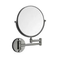 Dual-Sided 360 Degree Rotatable Mirror for Bath Punch-Free Wall Mounted Touch Sensor Switch for Home Salon Hotel Villa Decor