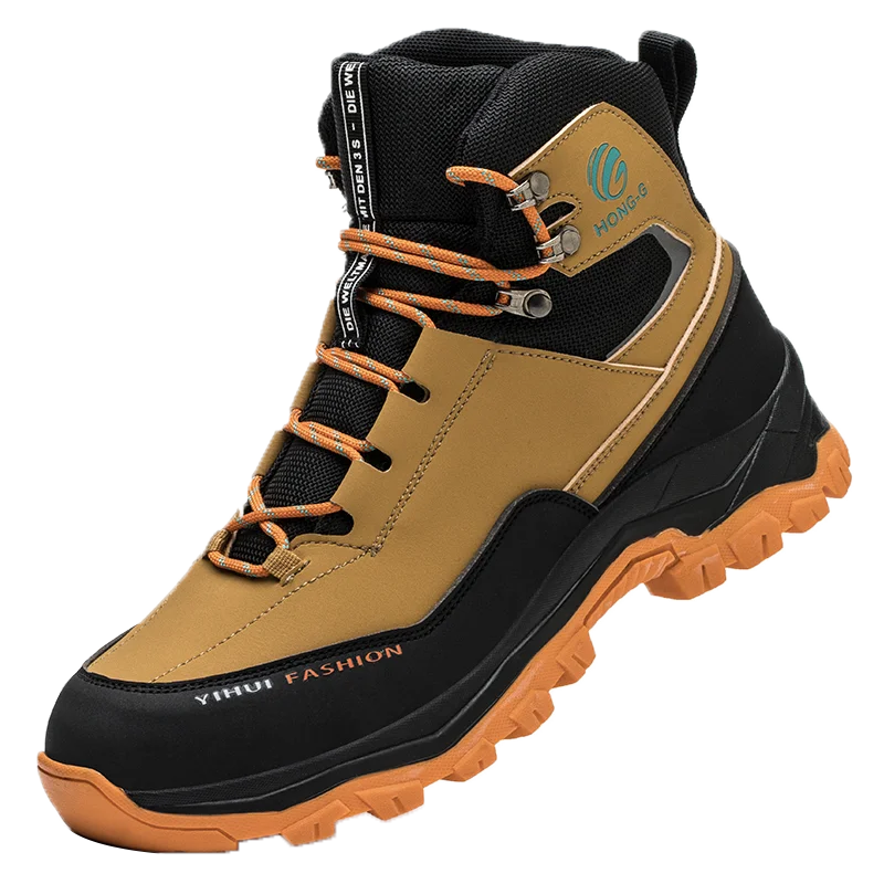 Autumn and Winter New Anti Impact and Anti Stab Safety Shoes Anti slip and Wear-resistant Work Shoes Breathable Safety Shoes