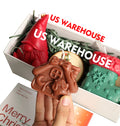 US Warehouse Low MOQ Handmade Soy Wax Christmas Candles Set New Year Home Decoration Gift for Christmas and Chinese New Year MegaBDM