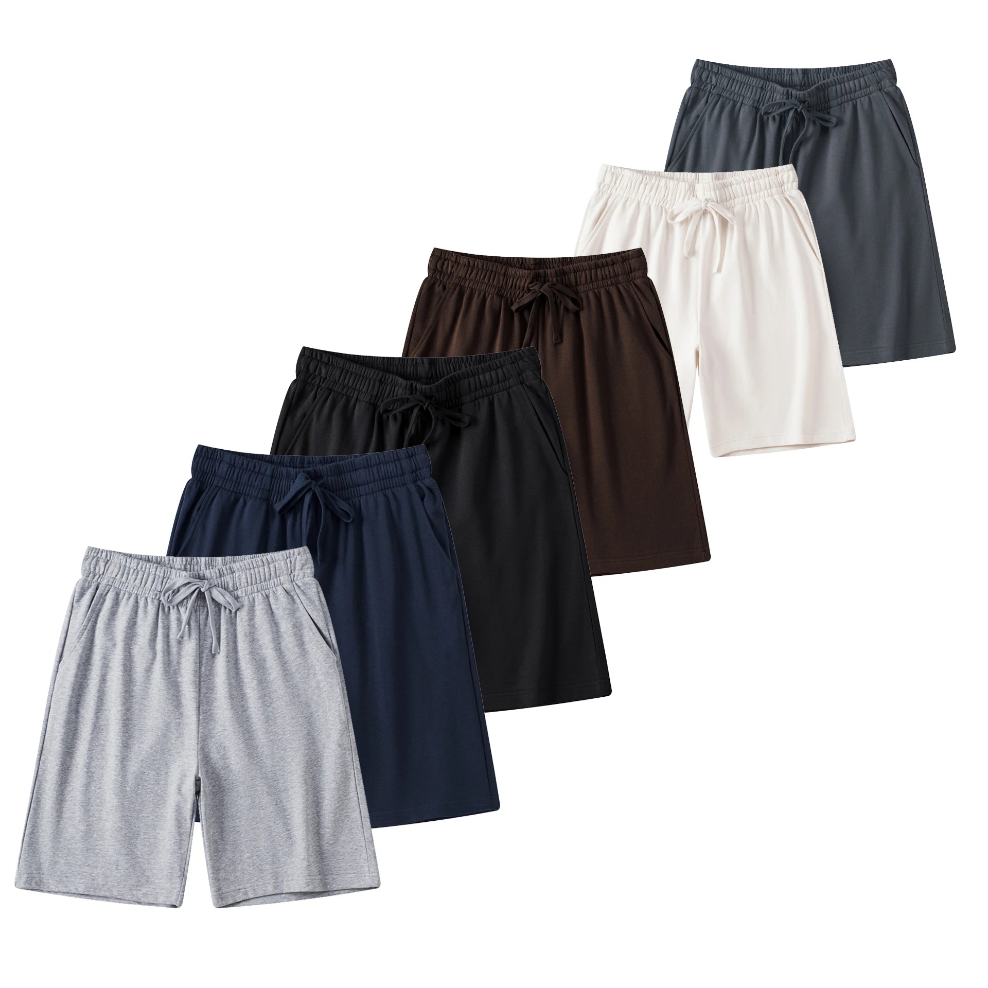 100 Percent 300 GSM Heavy Weight Cotton French Terry Plus Size Summer Casual Shorts for Men Basketball 2024
