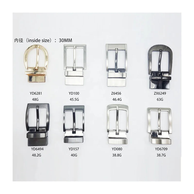 Custom Luxury Metal Brand Belt Buckle Clip Buckle Rotating Buckle for Men and Business People