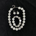 QS Perfect Wedding Jewelry Set Multi-Style Pearl Crystal Drop Earring Necklace Bracelet Party or Engagement Gift for Women