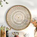 INNOVA Wholesale Farmhouse Home Decor MDF Wood Carving Craft Wall Hanging Art Panel Art Deco Design for Living Room Gifts Stores
