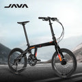 Java Folding Bicycle ARIA CB 18S Carbon Fiber Folding Bike 18 Speed Double Disc Brake Bicycle Men's and Women's Bicycle