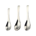 Stainless Steel Tableware Set Round and Flat Spoon Metal Tableware Spoon Set