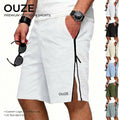 Men Shorts Zipper Pockets High Streetwear Basketball Shorts Cotton-like Twill Hip Hop Zipper Shorts for Men
