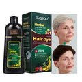 Wholesale Professional Color Hair Dye Shampoo Tinte De Cabello Champus Low Ammonia 100% Covered Gray Hair Black Hair Dye Shampoo
