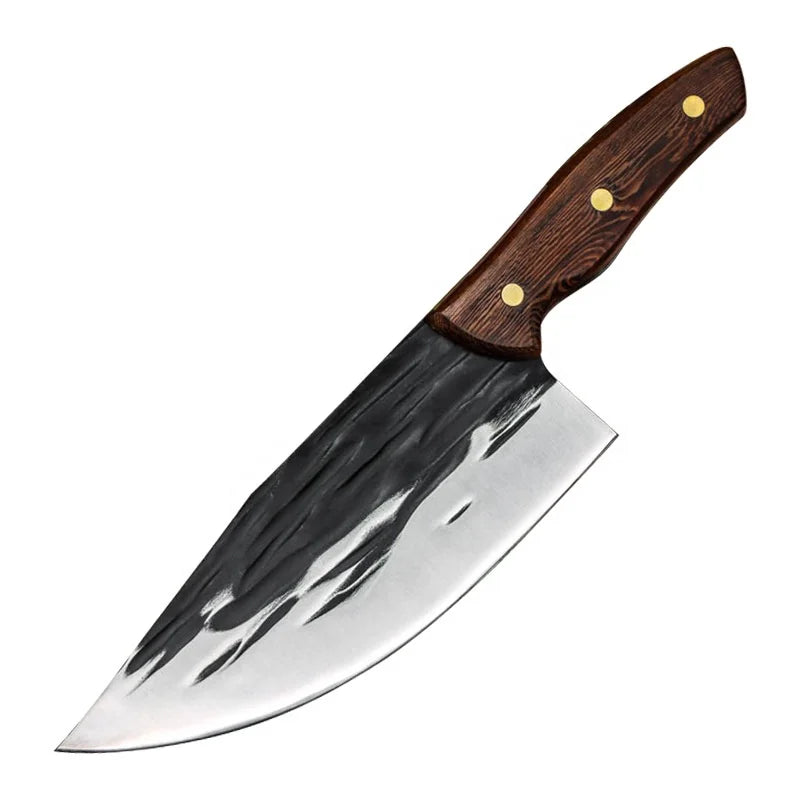 Dropship 7 Inch Handmade Full Tang Forged High-carbon Steel Wenge Wood Handle Ambidextrous Eco-Friendly DAOMACHEN Brand Knife