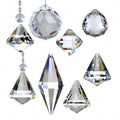 DIY Engraved Transparent Crystal Beaded Curtain with Ball Pendants-Love Style Crystal Tower Wedding Decorations