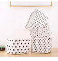 Creative Foldable Fabric Storage Basket for Toys Collapsible Storage Boxes and Bins Decorative Storage Solution