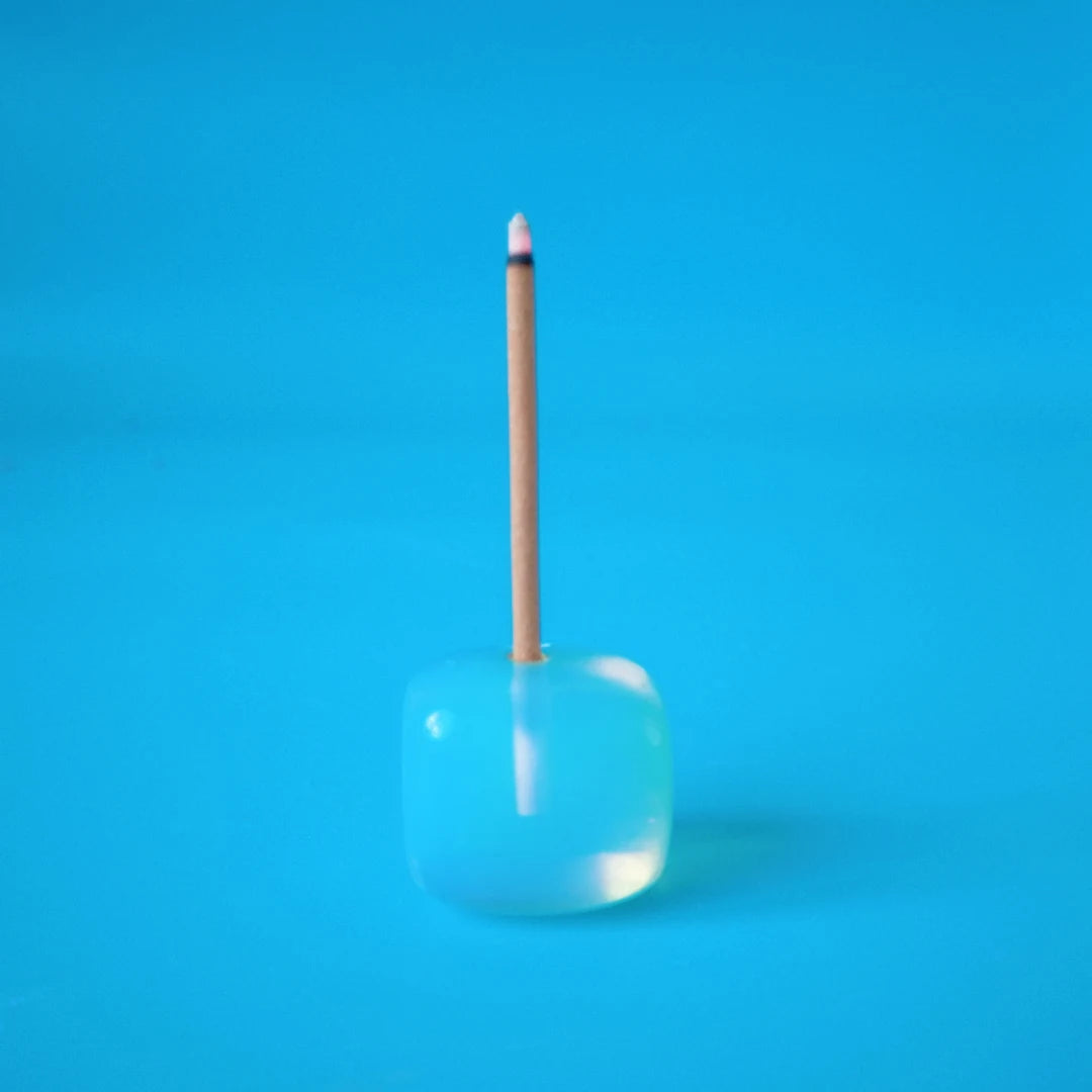 DIY New Portable Opal Tumbled Stone Incense burner Crystal Glass Natural Semi-precious Semi-precious Stone Crafts