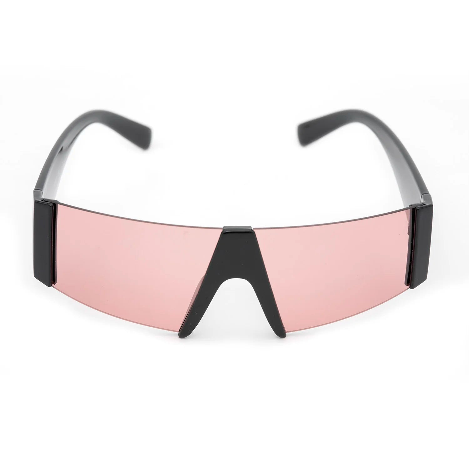 VIFF HP20057 Rimless One-piece Pink Lens Sunglasses