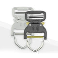 China Factory 1inch Tactical Metal Buckle With D Rings 26mm Metal Adjustable Sliding Buckle Bag Strap Buckle