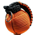 Mini Eco-Friendly Customized Color Multifunctional Outdoor Hiking Camping Kit PVC Emergency Gear Paracord Keychain Supervivencia