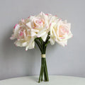 AF10981 Wholesale Artificial Real Touch Artificial Roses Bouquet Flowers Latex Rose bunch for Wedding Valentine's Day Decorative