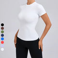 Women's T-shirts Wholesale Women Sportwear White T-shirts Short Sleeve Top Gym Wear Custom Logo Best Quality T-shirts for Women