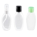Custom Logo 50ml PET Plastic Hand Sanitizer Emulsion Bottle Screen Printing OEM/ODM Service Wash Free for Personal Care