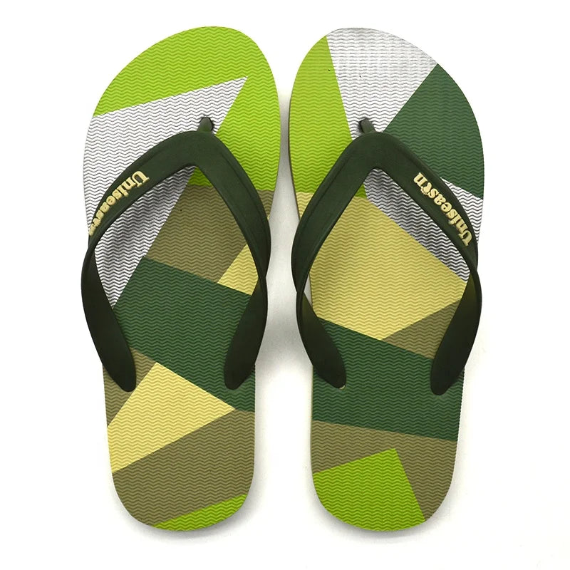 Manufacturer's Men's Flip Flops PE & PVC Strap Flat Sandal for Summer & Autumn Trendy Outdoor Slipper for Beach