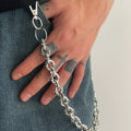 Punk Gothic Metal Hoop Skull Pants Wallet Belt Chain for Men/Women Hip Hop Daily Street Wearing Accessories Fashion Jewelry Gift