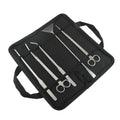 4-6pcs Stainless Steel Scissors and Tweezers Aquarium Cleaning Tool Set for Fish Tank Plants Accessories